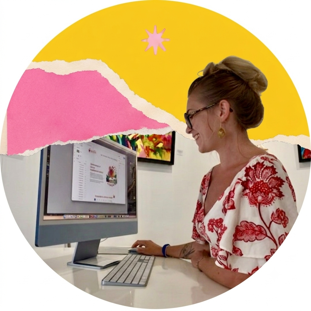 Créatrice de LIVENN studio graphique Pont-Aven Bretagne — graphiste et webdesigner indépendante