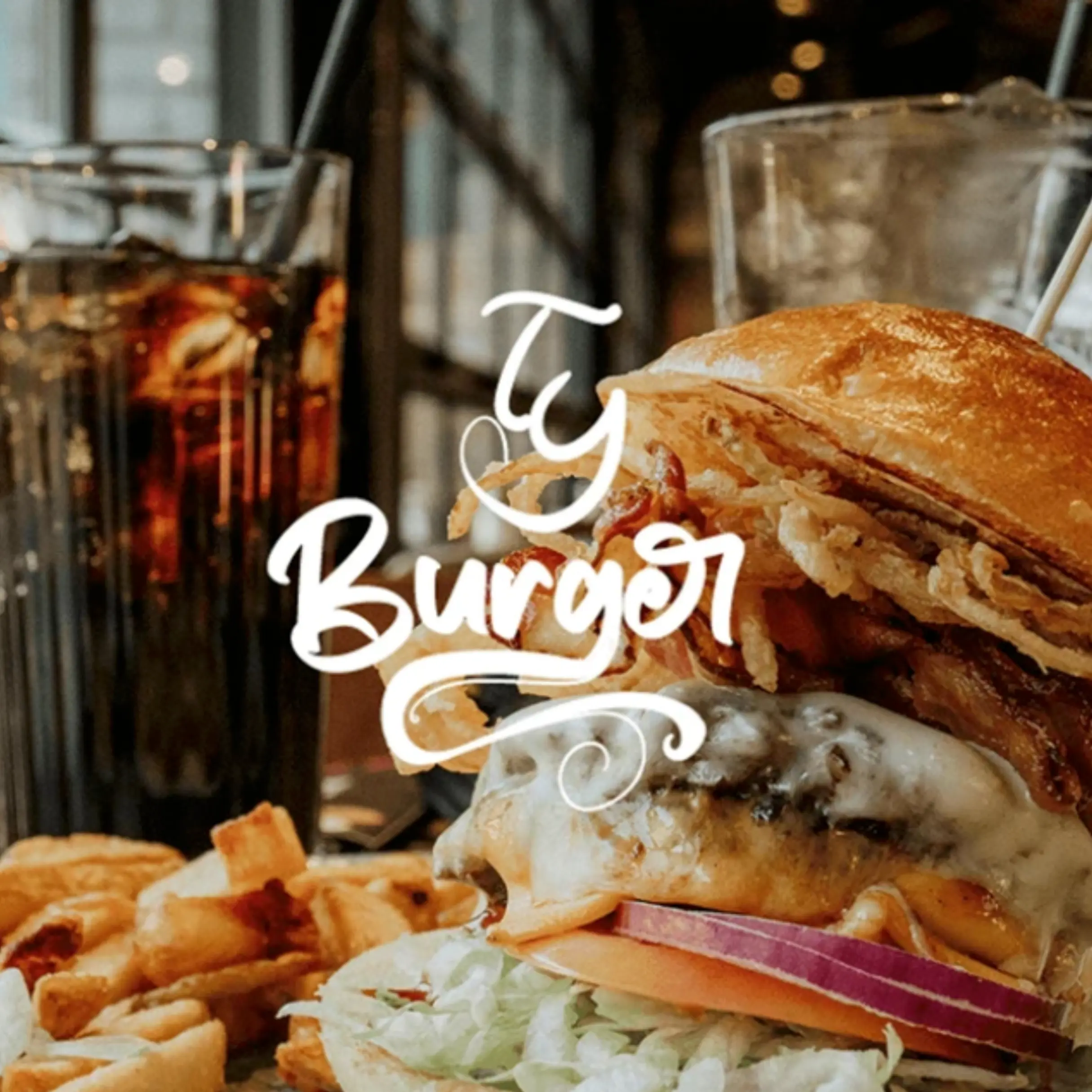 Community management et communication print — Ty Burger par Liv'enn